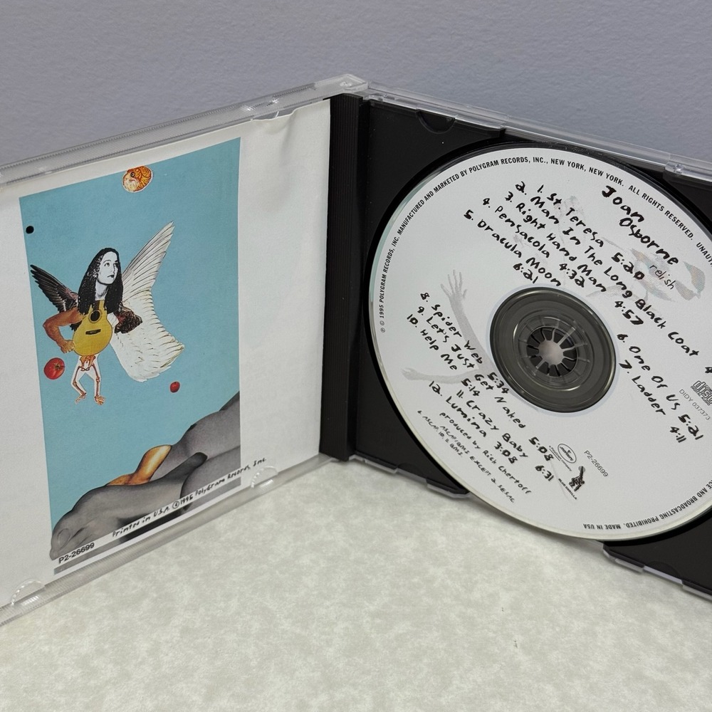 Joan Osborne:‎ Relish (CD 1995 Blue Gorilla Polygram Records) Rock - Picture 3 of 4
